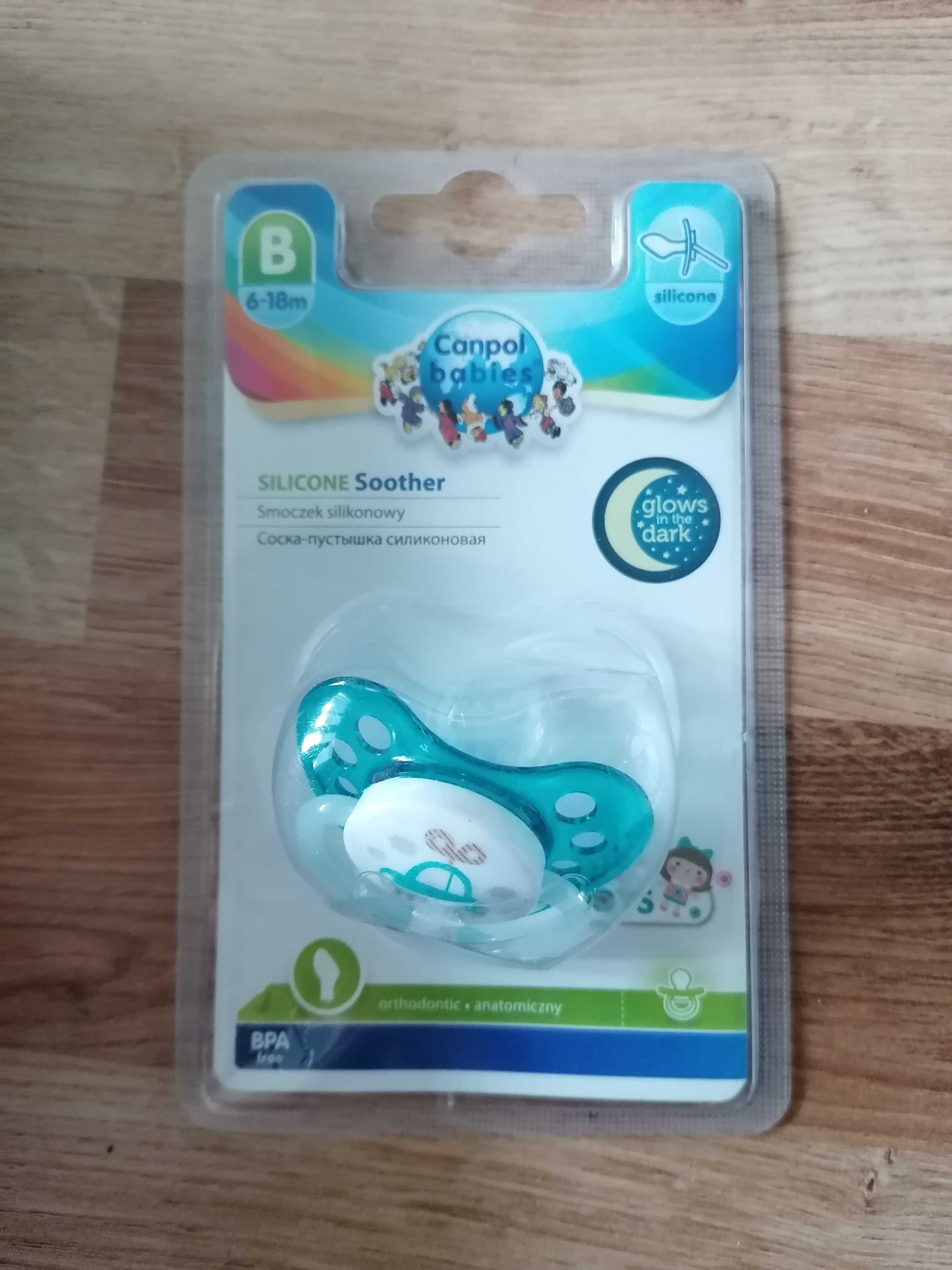 Klocki sensoryczne canpol plus smoczek 6-18m