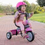 NOWY smarTrike 650 rower trójkołowy dla niemowląt, różowy szary 4 w 1