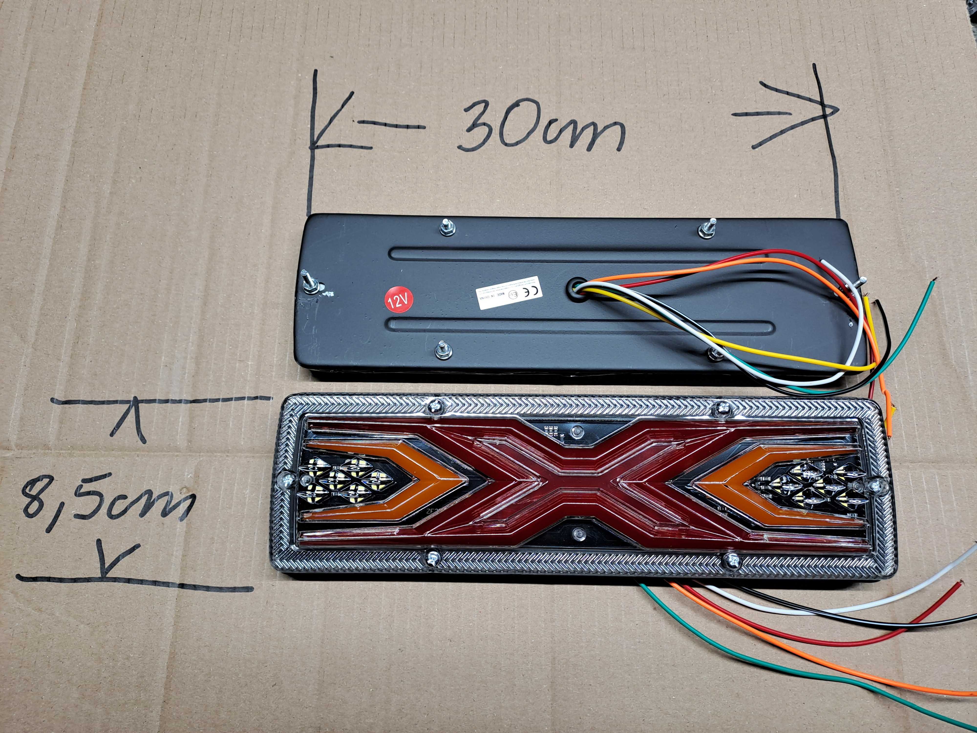 lampa tylna led lawety przyczepy busa diodowa 12v