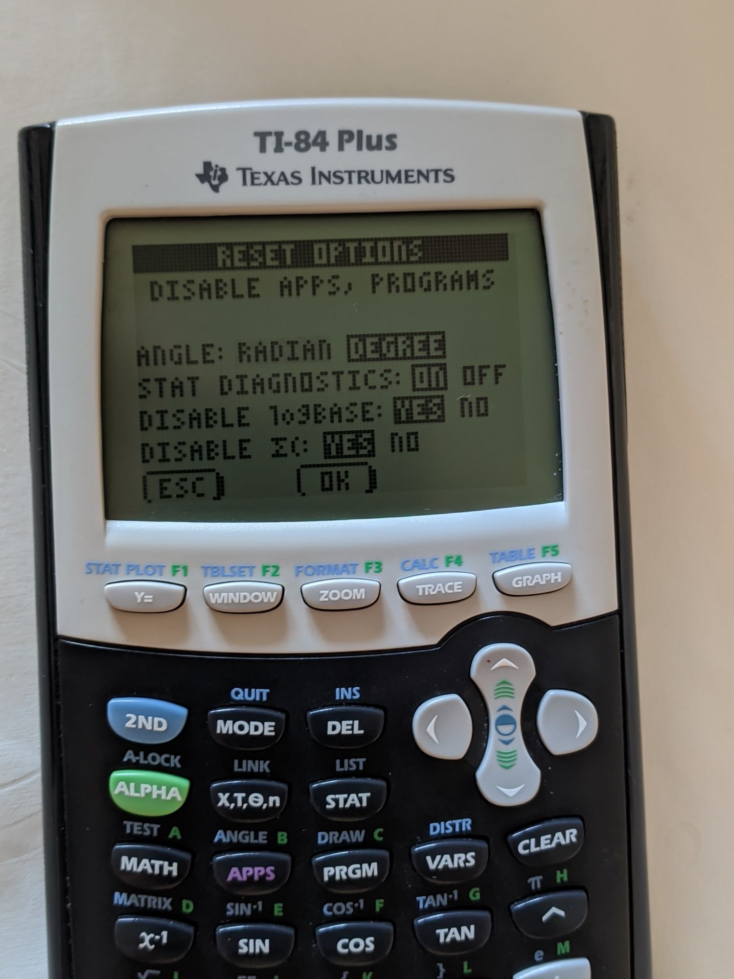 Calculadora gráfica texas instruments TI-84 Plus