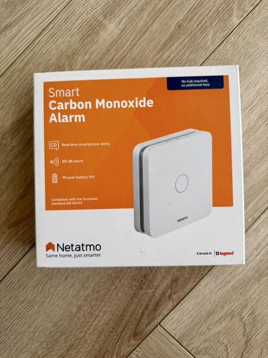 Netatmo Czujnik Czad CO – Nowy, Nieotwierany, Gwarancja + Paragon