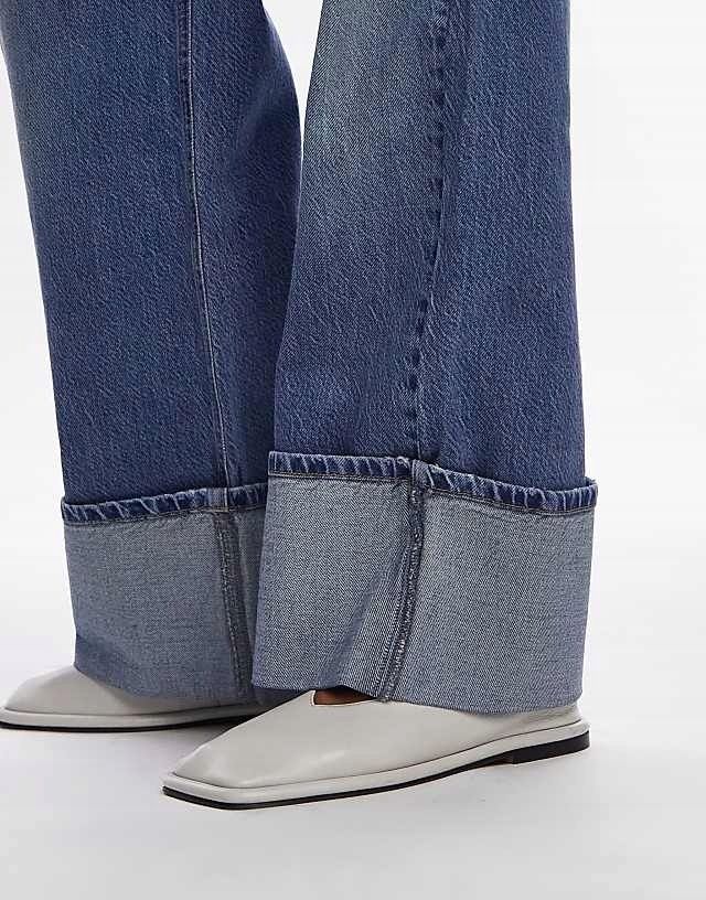 Topshop 38 Skórzane Baleriny Charlotte Off White R12816