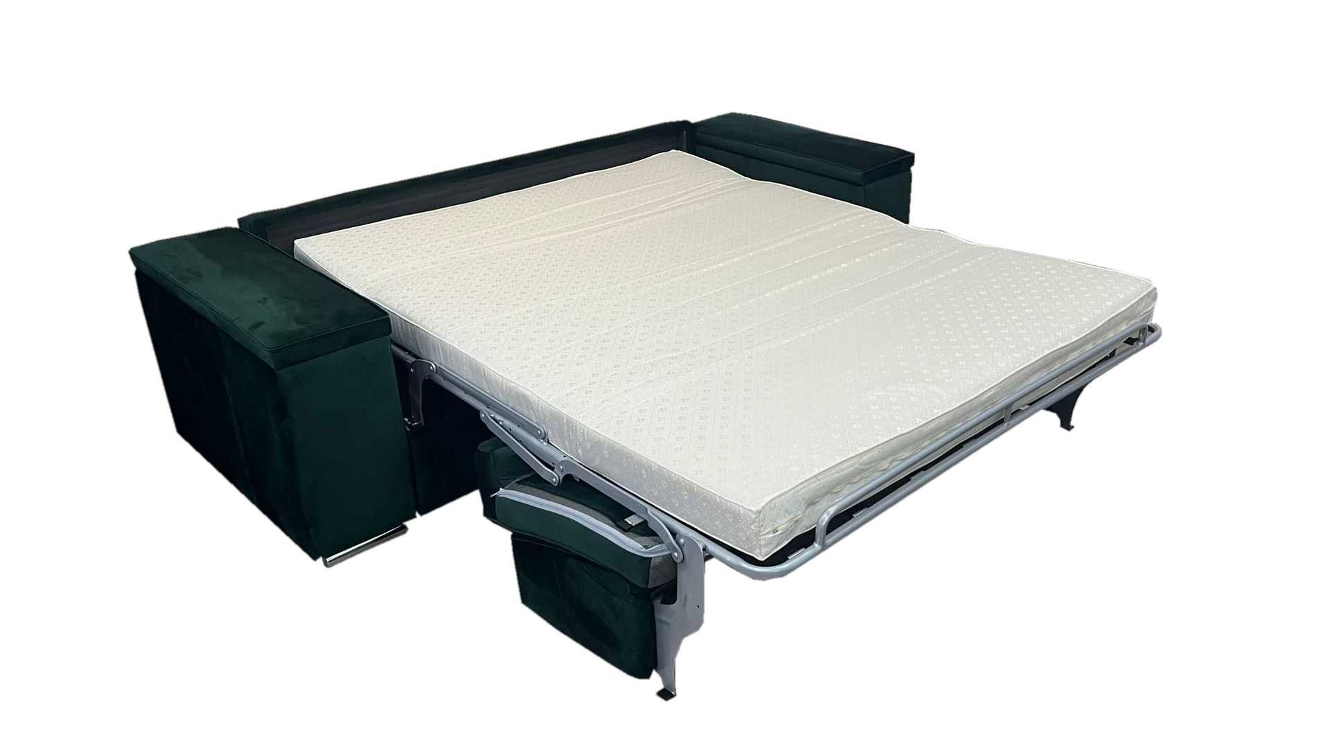 Sofa WYMIAR do spania codziennego z MATERACEM/110x200/solidny stelaż