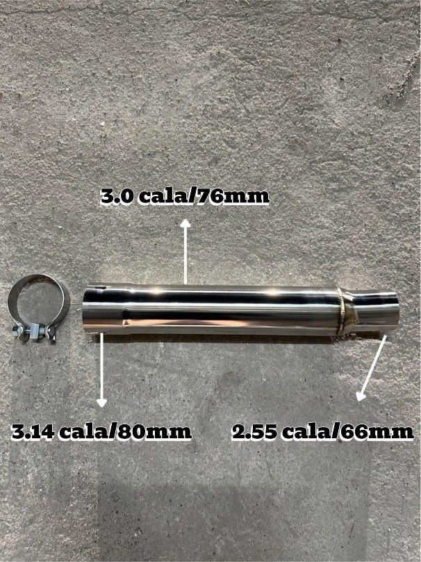 Downpipe 3,5 cala stal nierdzewna platforma MQB (audi,vw,seat,skoda)