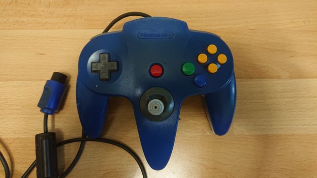 Pad / Controller Nintendo 64 niebieski - sprawny