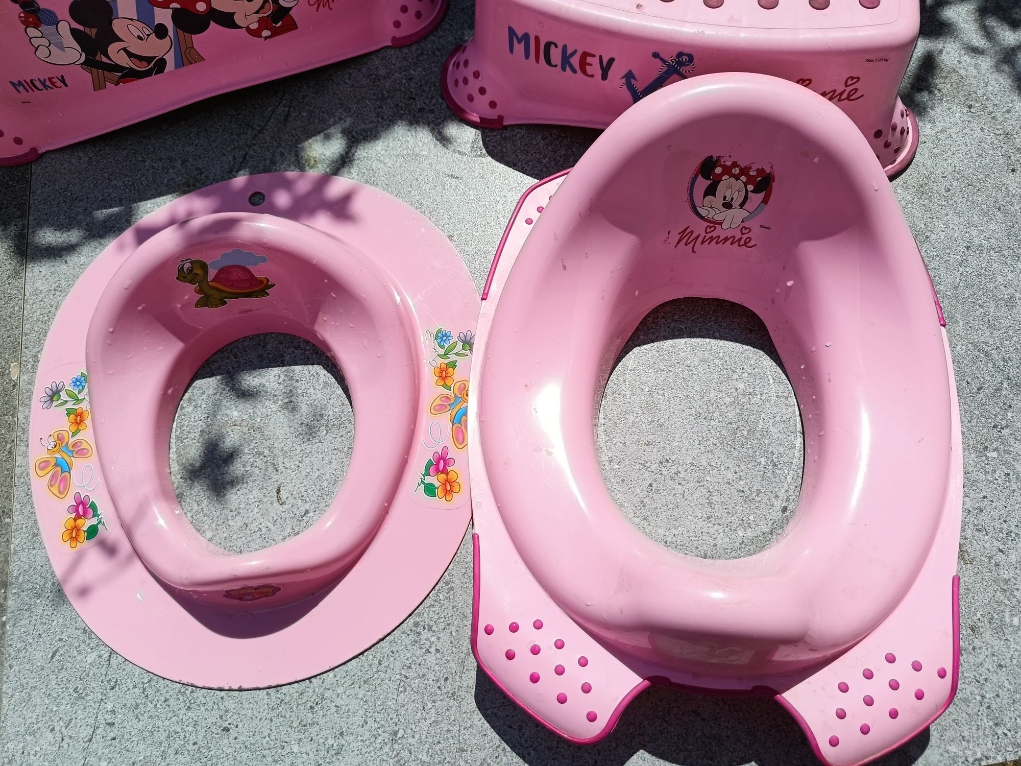 Nakładki na toaletę, schodki, nocnik komplet Disney Minnie Mouse