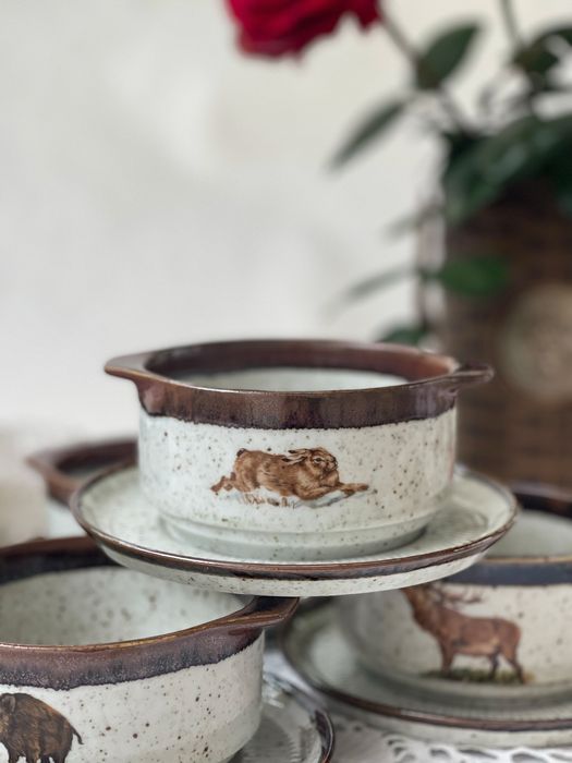 Бульонниці керамічні вінтаж Німеччина супові тарілки глибокі