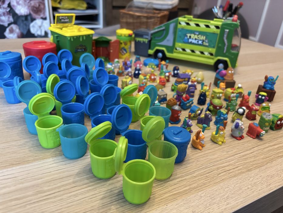 Duży zestaw Trash pack śmieciaki zgnilaki interaktywne