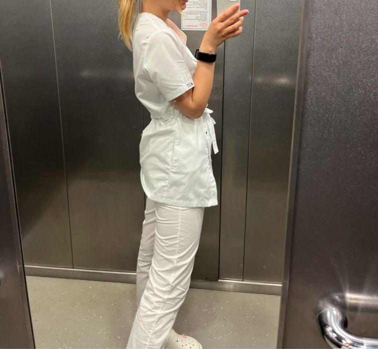 Медичний костюм Білий Халат розмір М