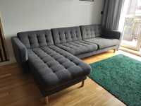 Sofa kanapa IKEA LANDSKRONA 4-osobowa z szezlongiem narożnik