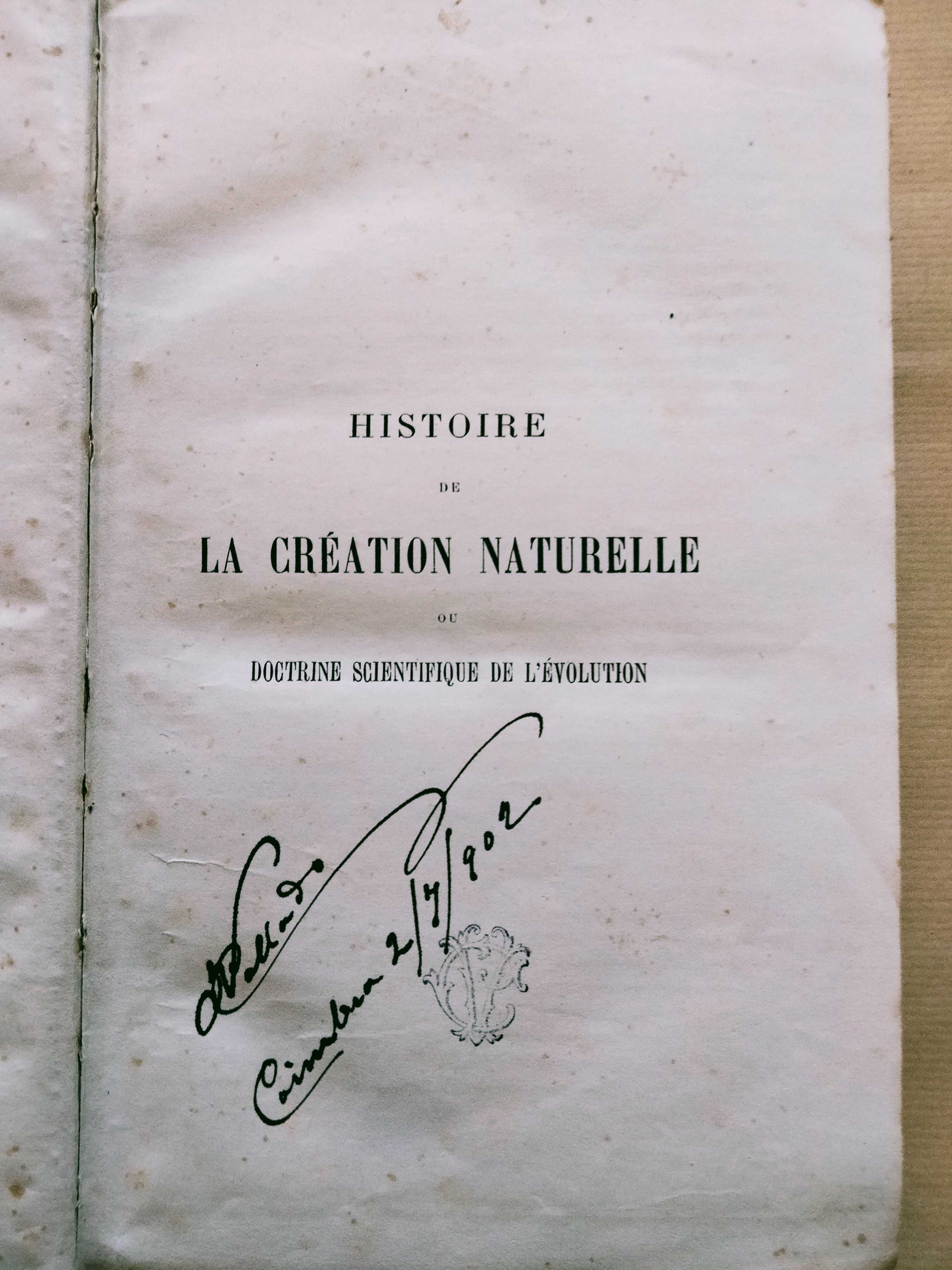 Histoire de la Création des Êtres Organisés - Ernest Haeckel