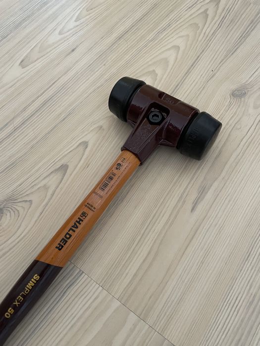 Молоток, киянка Simplex 50 з гумовими бойками