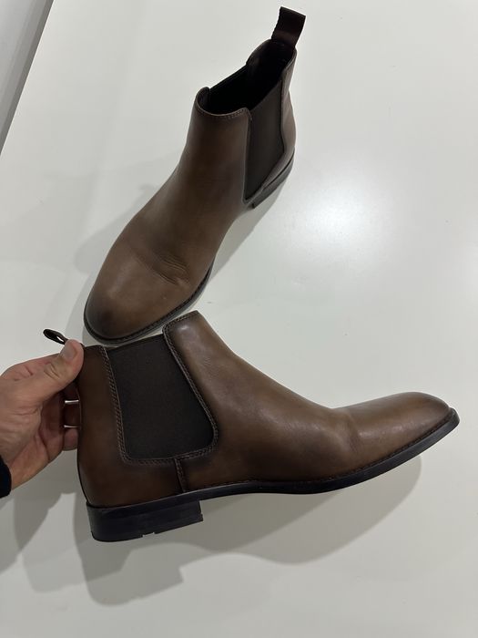 Botas pele genuina WindsorSmith