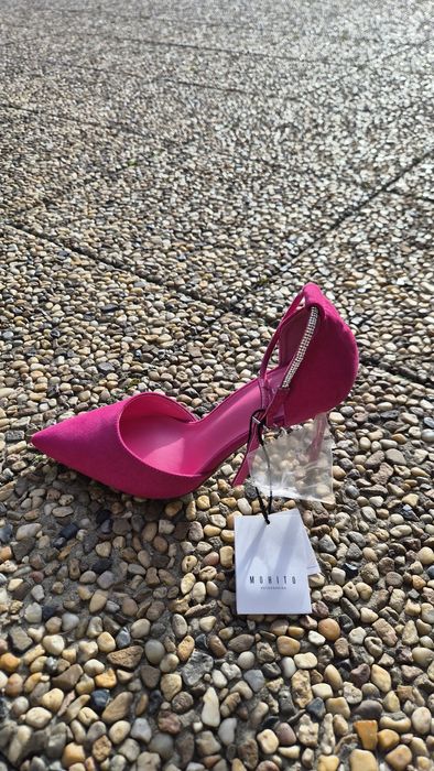 Szpilki różowe rozmiar.37 Mohito