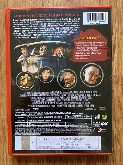 A Casa Fantasma - dvd