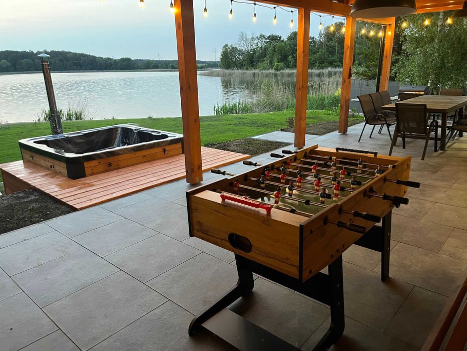 Mazury, dom nad jeziorem, 7 pokoi, sauna, jaccuzi, linia brzegowa