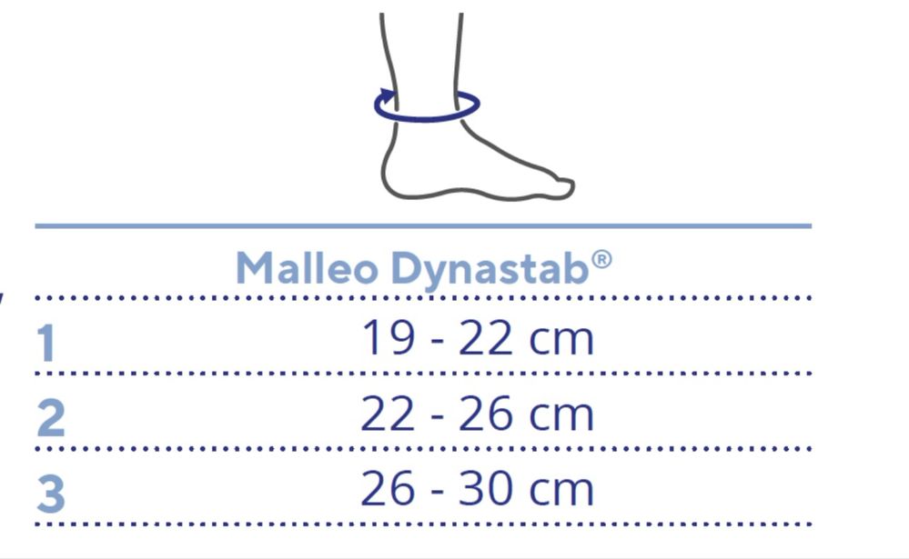 Orteza stawu skokowego z ustywnieniem bocznym, sznurowana Malleo