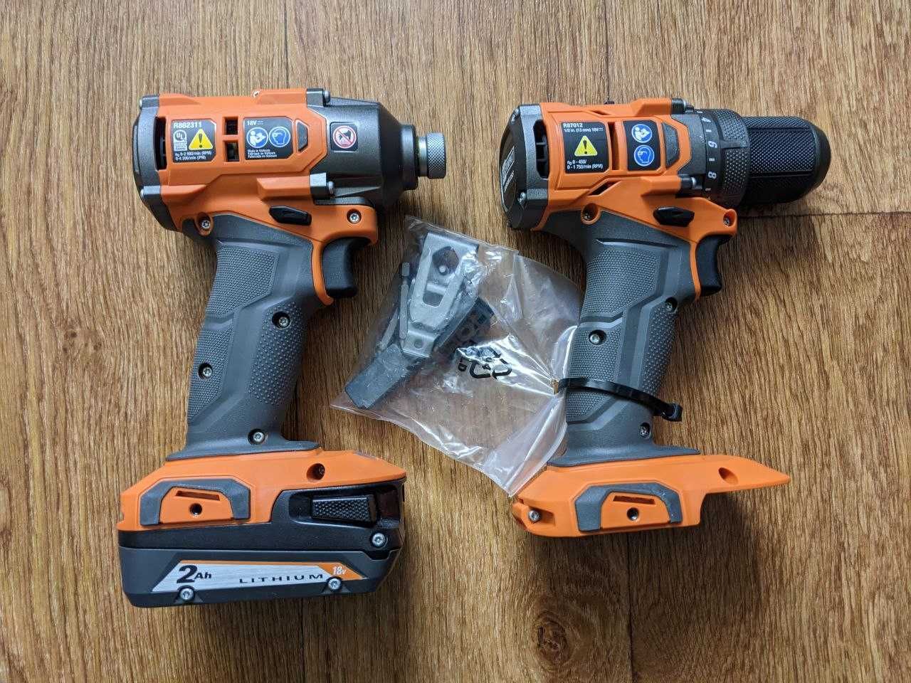 Набор аккумуляторных шуруповертов Ridgid 18V