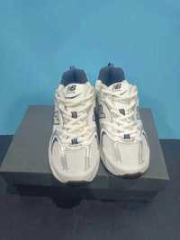 New Balance 530 White Silver Navy  37