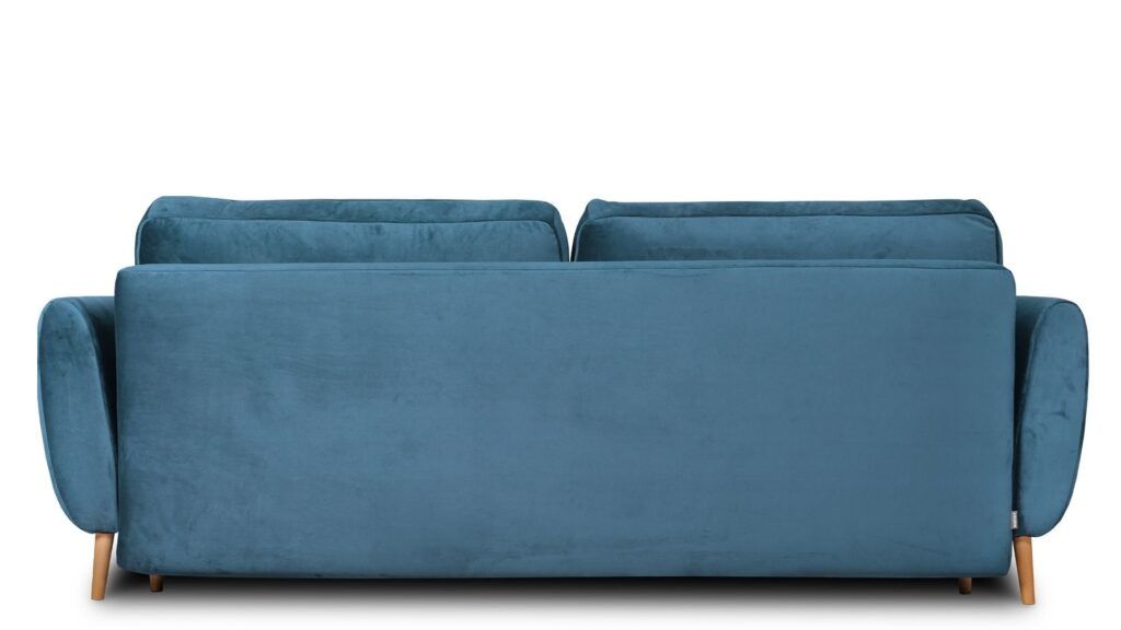Sofa z funkcją spania Oland niebieska morska kanapa