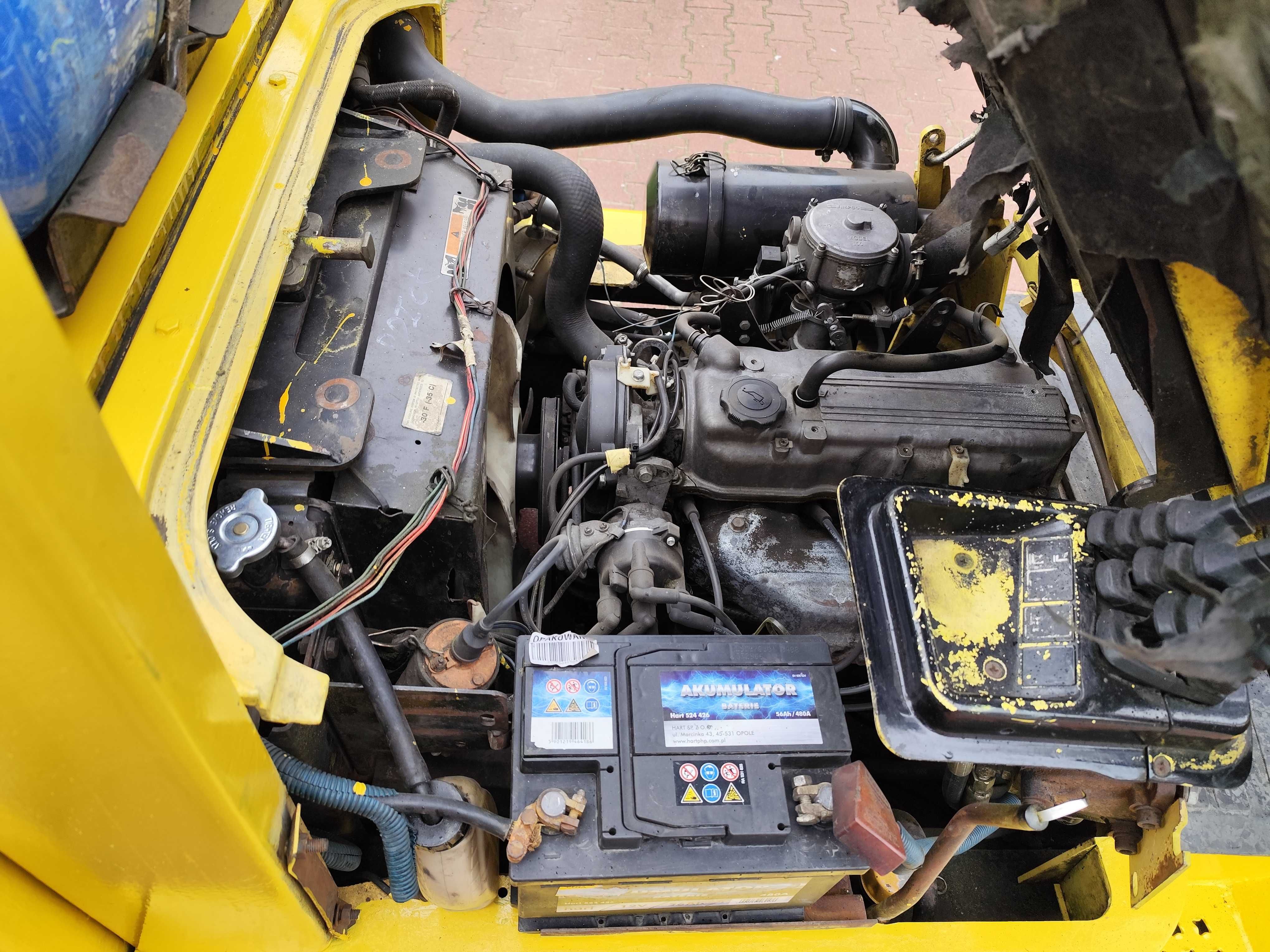 Wózek widłowy HYSTER H1.50 XM TRIPLEX LPG Przesuw boczny
