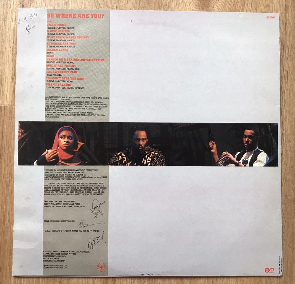 LP vinil - Loose Ends So Where Are You?