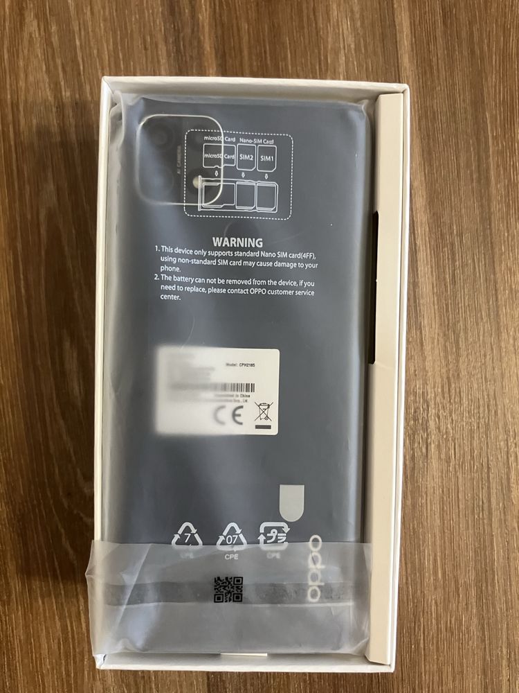 Oppo A15 czarny nowy nieużywany