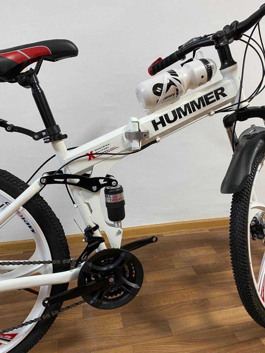 Велосипед складний Hummer на литих дисках 26 дюймів Двопідвіс