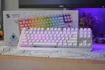 Klawiatura mechaniczna SPC Gear GK630K Onyx White – Kailh Blue