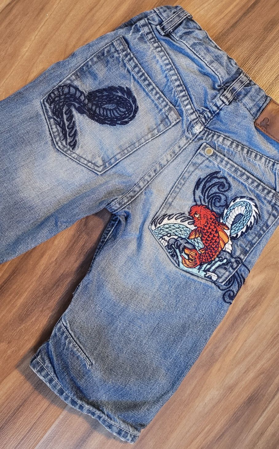 Spodenki chłopięce jeansy dżinsy r. 98