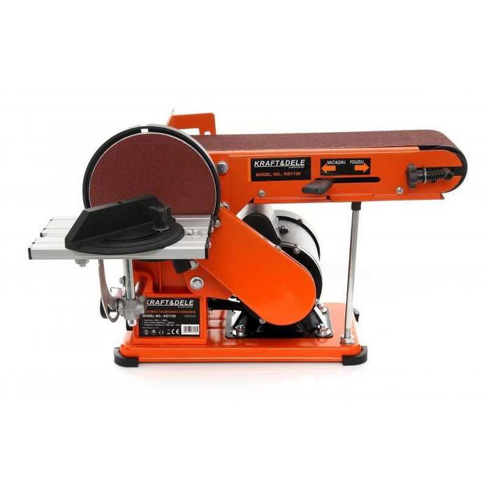 Szlifierka taśmowa talerzowa stołowa 600W czołowa 1450RPM tarcza 150mm