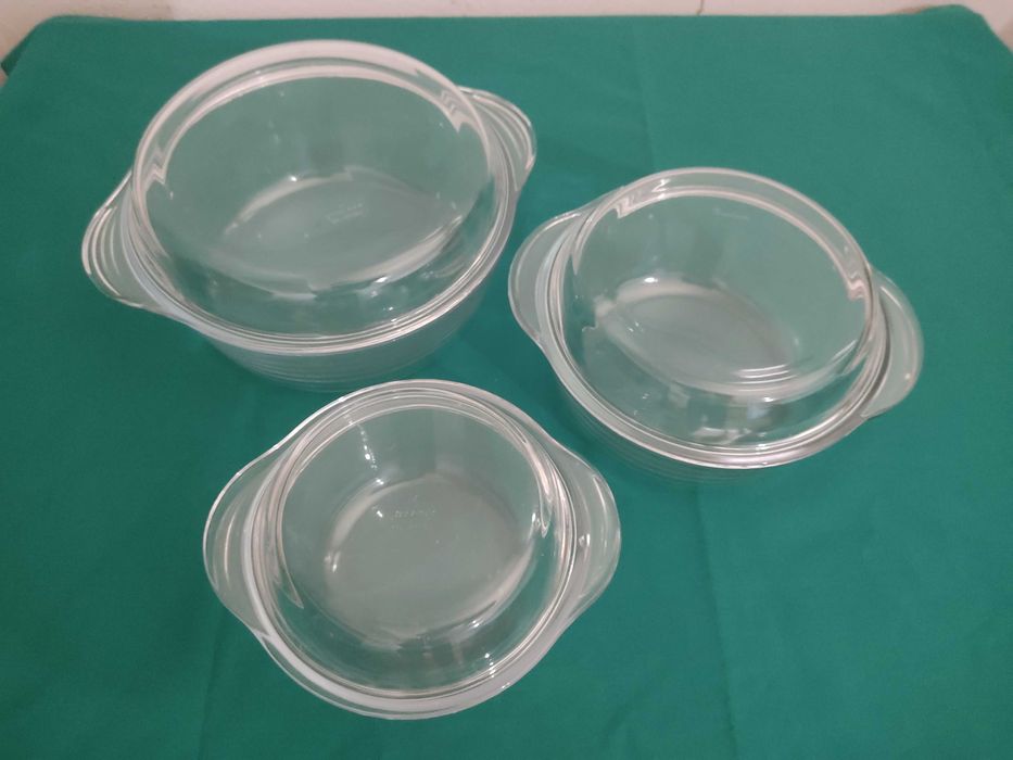 Conjunto de recipientes (pirex)