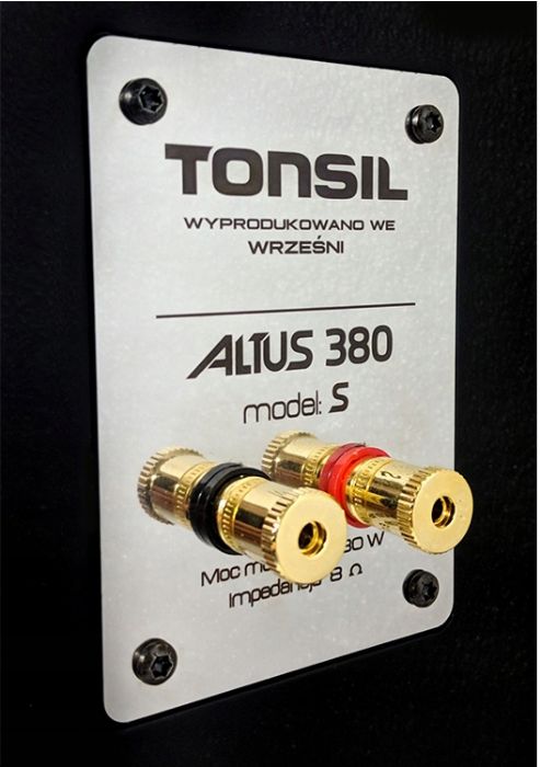 Tonsil Altus 380S Kolumny podłogowe Hi-Fi Czarne Odsłuchaj i negocjuj!