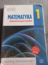 Matematyka  1 podręcznik  zakres rozszerzony