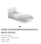 Łóżko i materac MEBLIK kolekcjia boho