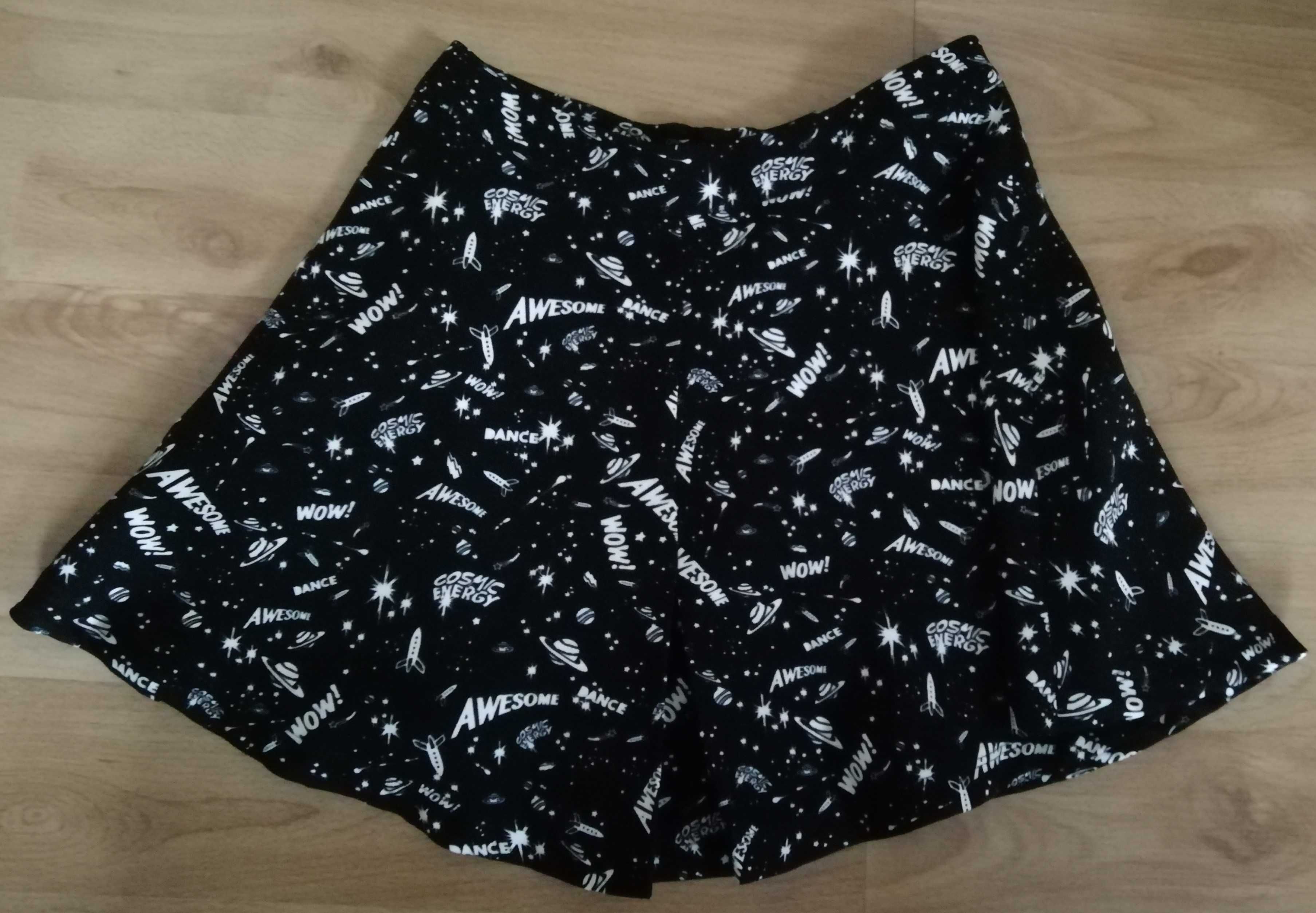 Krótka spódnica bershka - kosmos, space, awesome, rock style