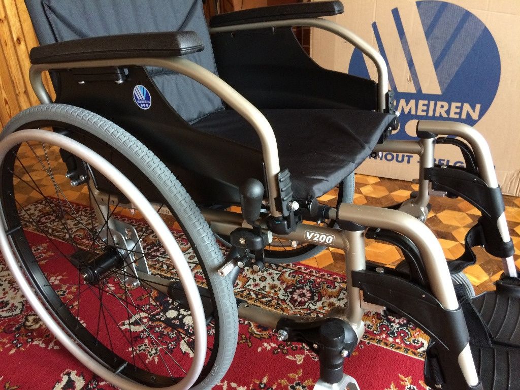 Wózek inwalidzki aluminiowy jak nowy