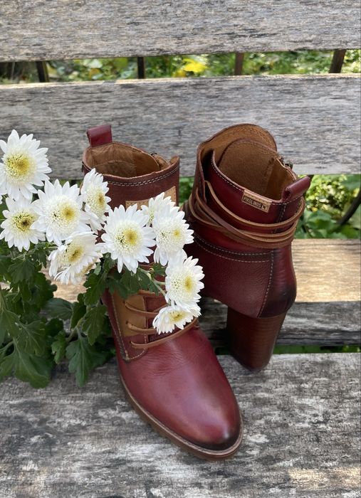 Кожаные ботильоны Pikolinos