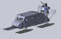 Модель аэросани НКЛ-16-41 (транспортные)