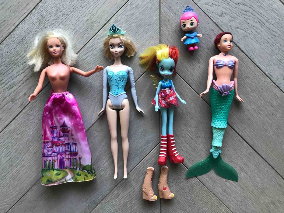 zestaw lalek - Barbie, Simba, Disney, My Little Pony i inne