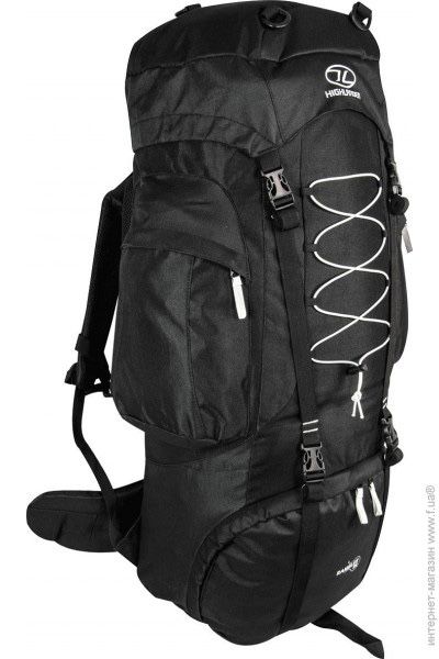 Туристичний рюкзак Highlander Rambler 88 Black/Silver