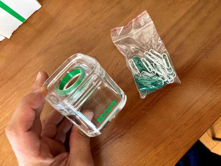 Brindes (dispensadores com clips+réguas)