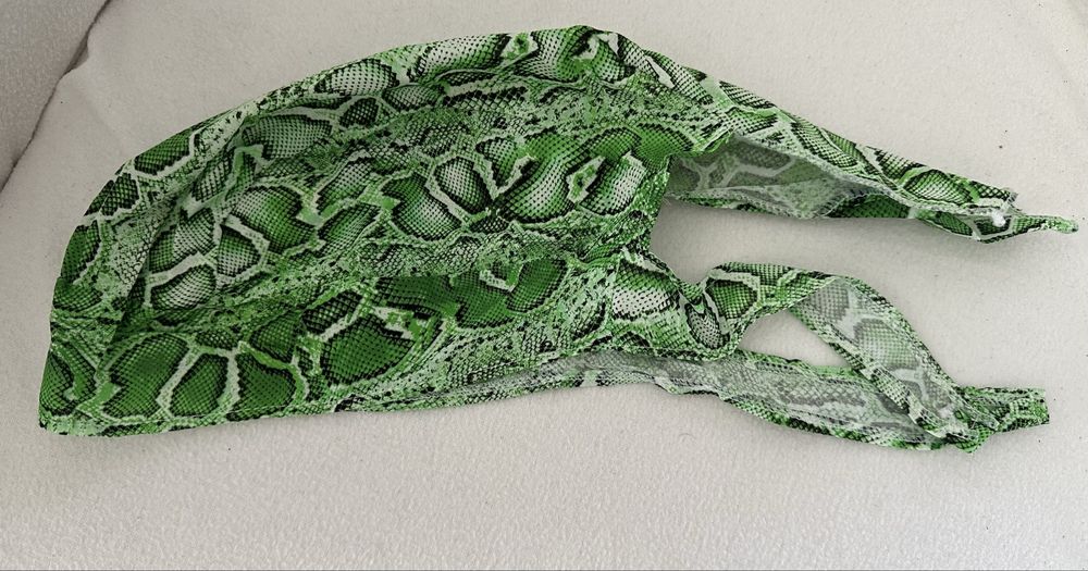 Chusta na głowę bandana marki Tezenis zielona NOWE