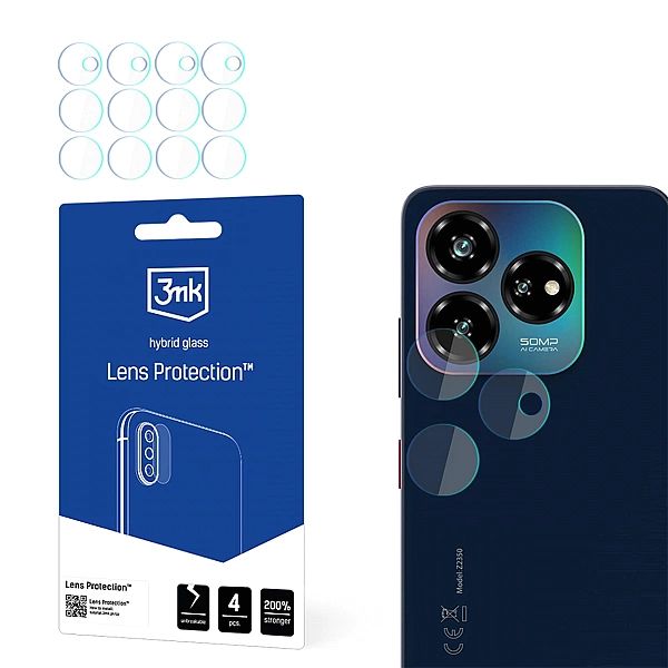 Szkło hybrydowe do obiektywu aparatu 3mk Lens Protection na ZTE Blade