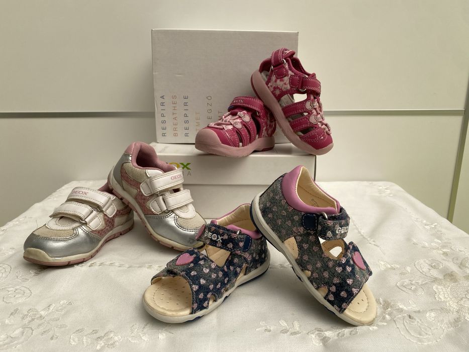 Geox Sandalias Tenis menina tamanho 20 e 21