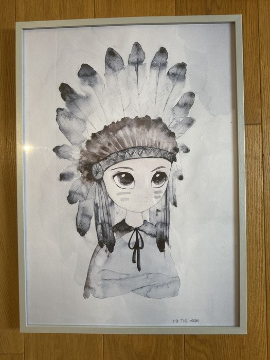 Plakat Indian - To The Moon