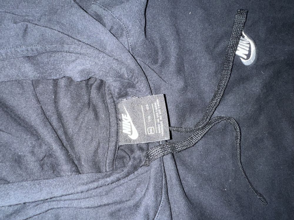Czarna bluza kapturek Nike xxl