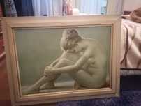 Quadro de tela pintado
