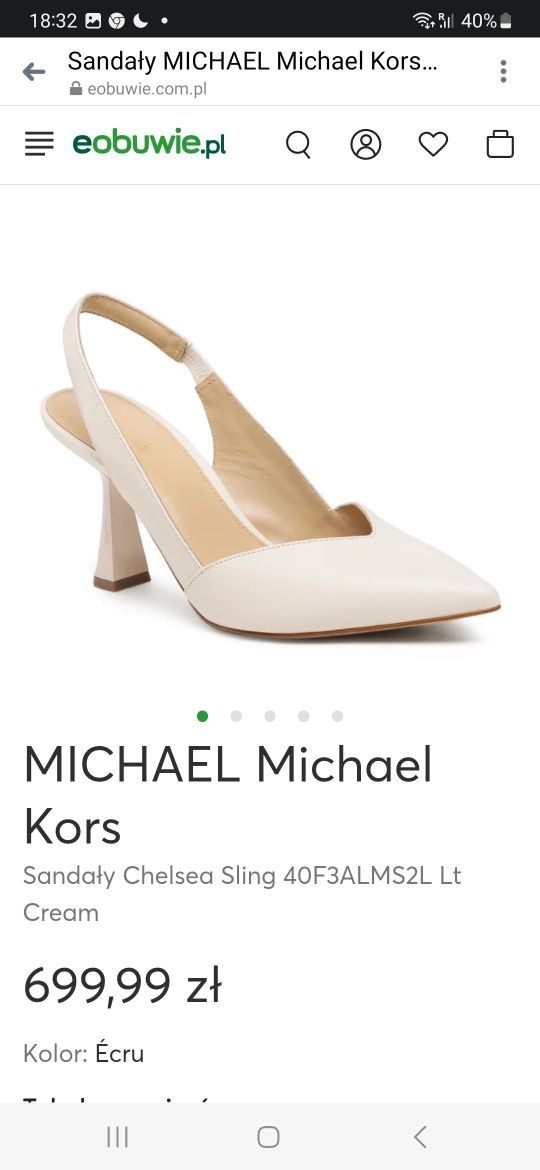 Sandały Michael KORS rozmiar 37,5