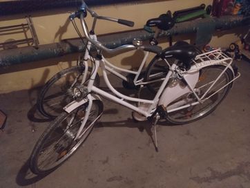 2 rowery miejskie szosowe białe damski męski Shimano Nexus 2 kolory